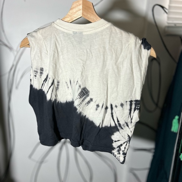 g Cropped Graphic Tank, Bright Future w/ Pleat Detail Tie Dye Edgy Design XS - Picture 6 of 6